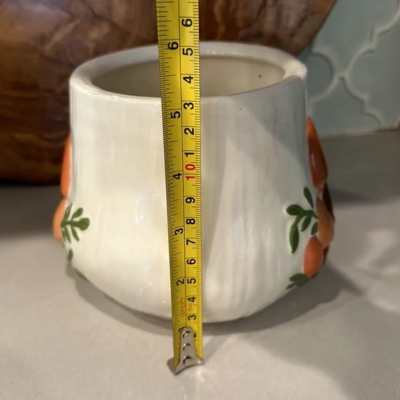 Mushroom small canister cookie jar vintage Arnel’s decor kitchen cottagecore - Picture 11 of 14